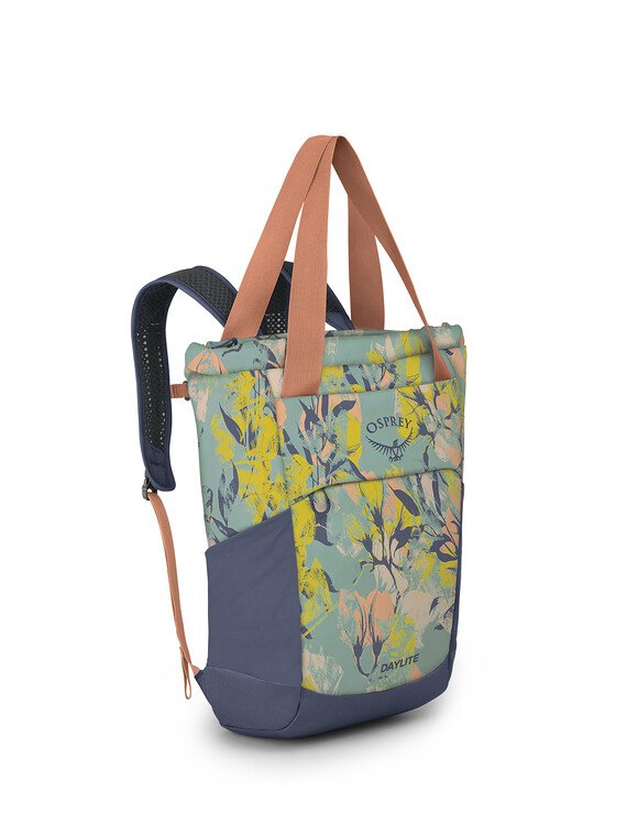 Osprey Daylite Tote Pack - Coral Life Print Green